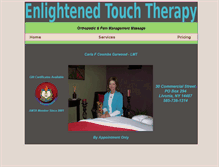 Tablet Screenshot of massagetherapyheals.com
